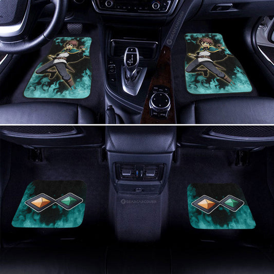 Kazuma Satou Car Floor Mats Custom Anime Car Accessories - Gearcarcover - 2