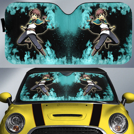 Kazuma Satou Car Sunshade Custom Anime Car Accessories - Gearcarcover - 1