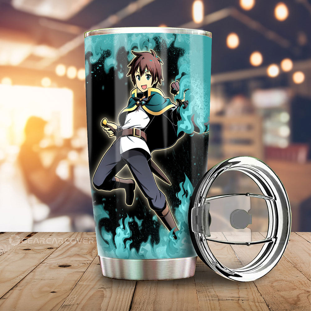 Kazuma Satou Tumbler Cup Custom Anime Car Accessories - Gearcarcover - 1