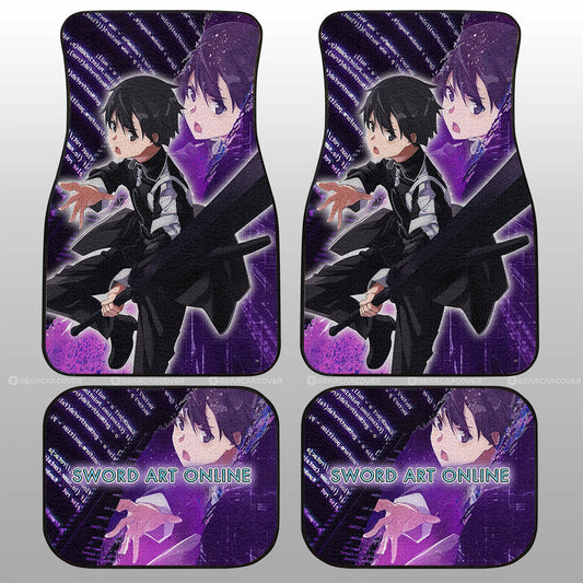Kazuto Kirigaya (Kirito) Car Floor Mats Custom - Gearcarcover - 1
