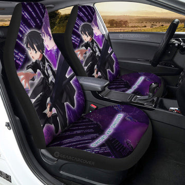 Kazuto Kirigaya (Kirito) Car Seat Covers Custom - Gearcarcover - 1