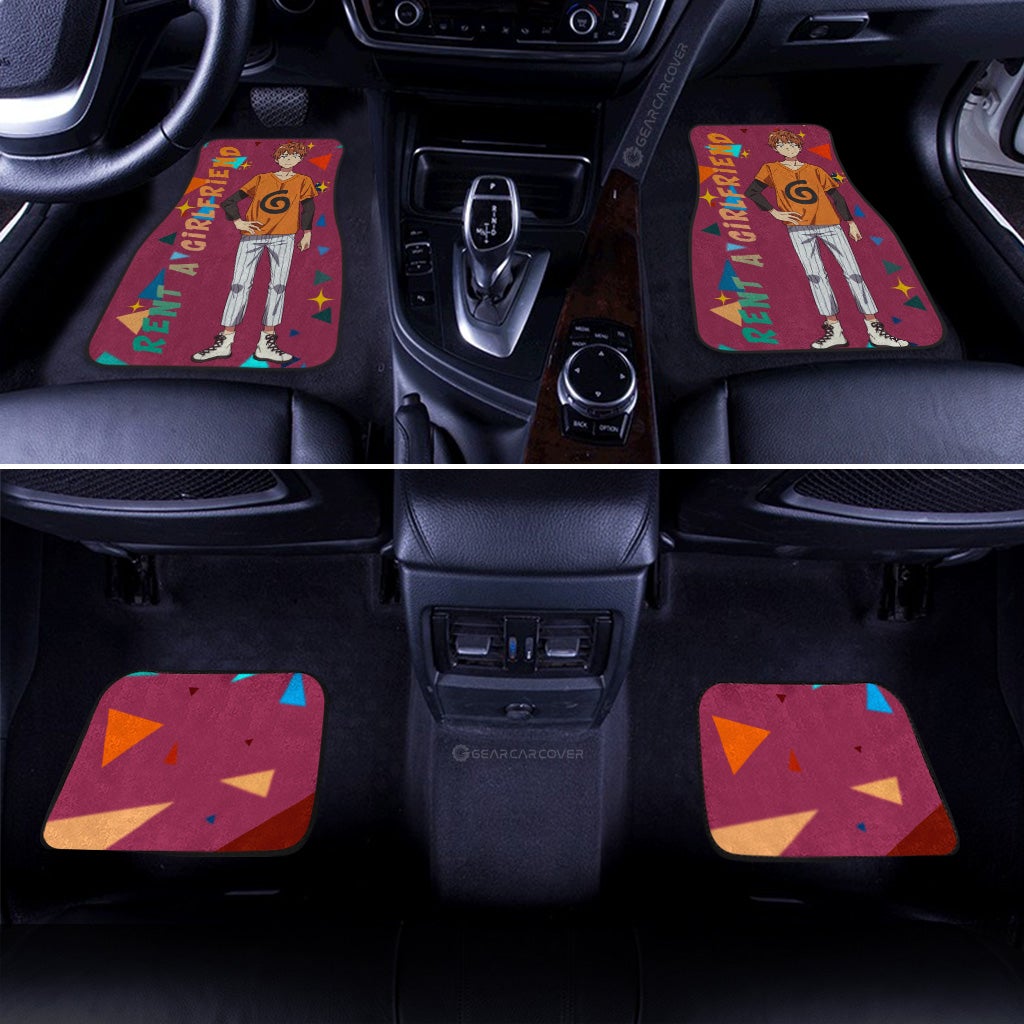 Kazuya Kinoshita Car Floor Mats Custom Rent A Girlfriend Car Accessories - Gearcarcover - 3