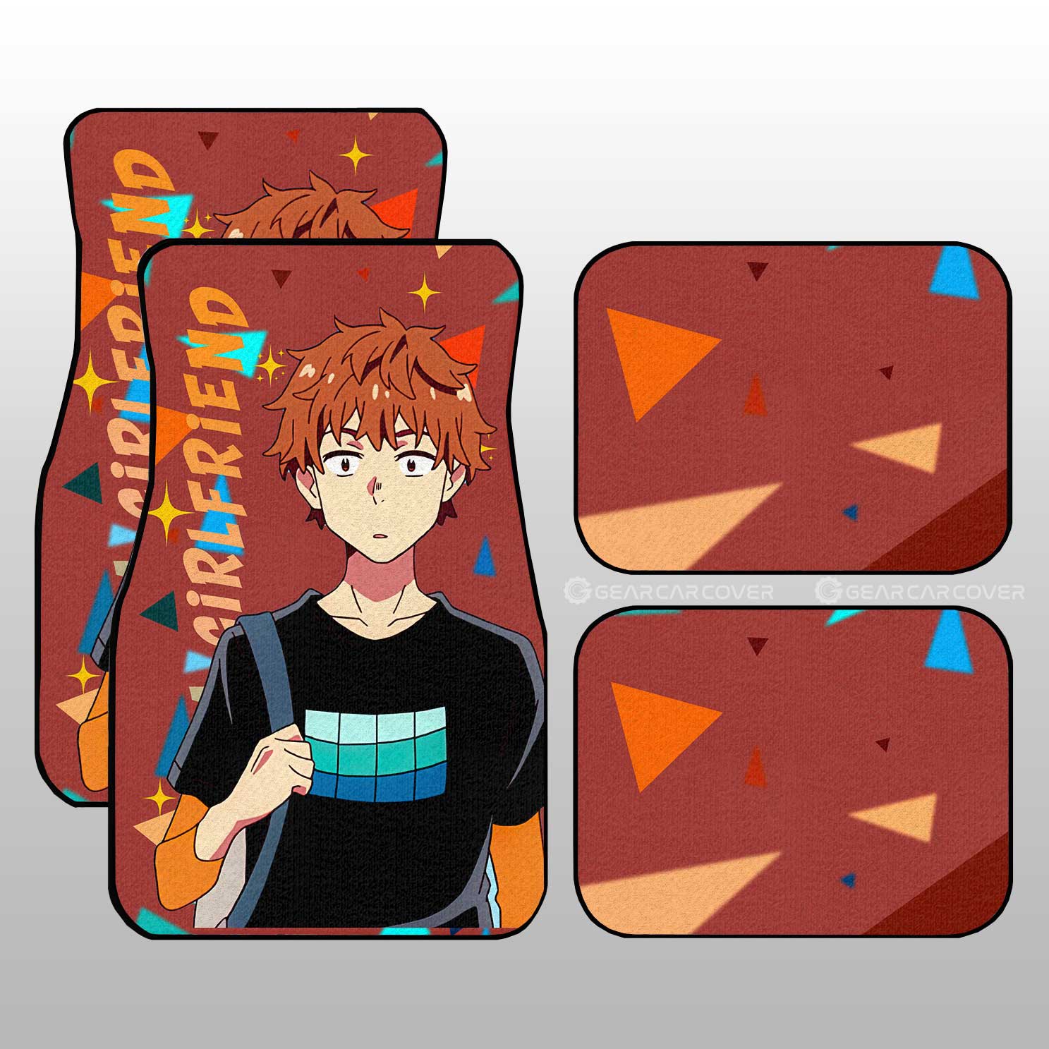 Kazuya Kinoshita Car Floor Mats Custom Rent A Girlfriend Car Accessories - Gearcarcover - 1