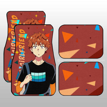 Kazuya Kinoshita Car Floor Mats Custom Rent A Girlfriend Car Accessories - Gearcarcover - 1