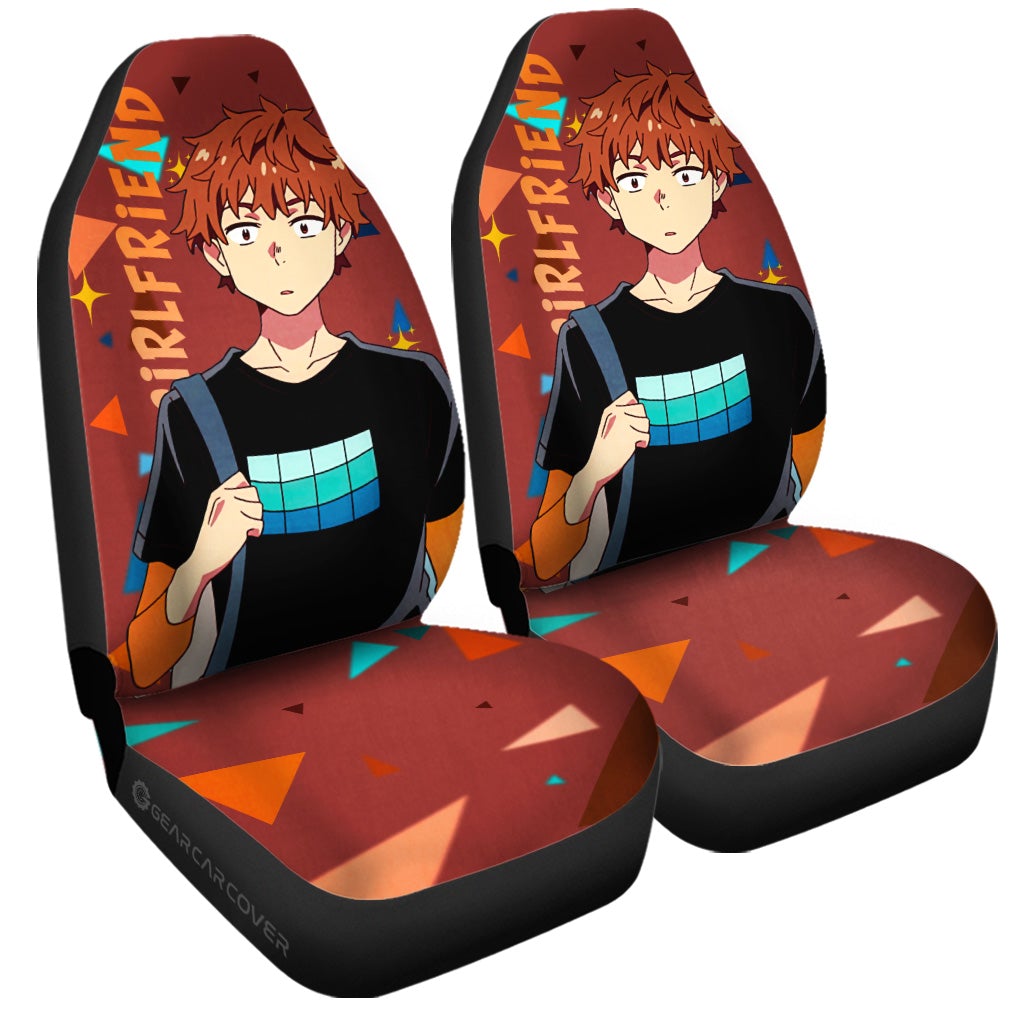 Kazuya Kinoshita Car Seat Covers Custom Rent A Girlfriend Car Accessories - Gearcarcover - 3