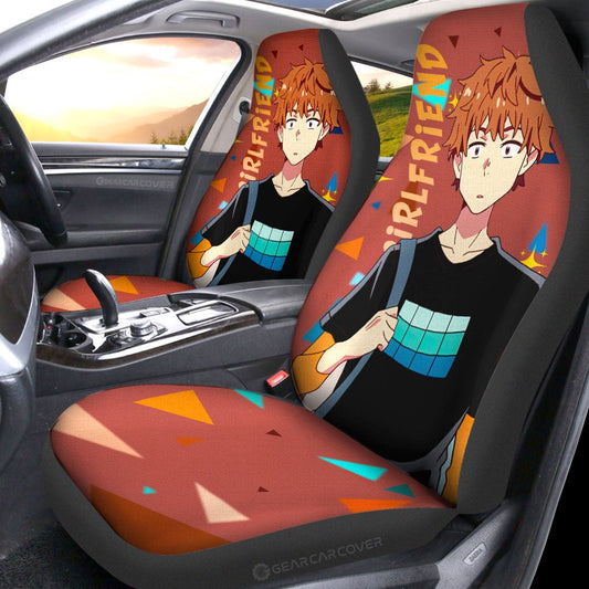 Kazuya Kinoshita Car Seat Covers Custom Rent A Girlfriend Car Accessories - Gearcarcover - 2