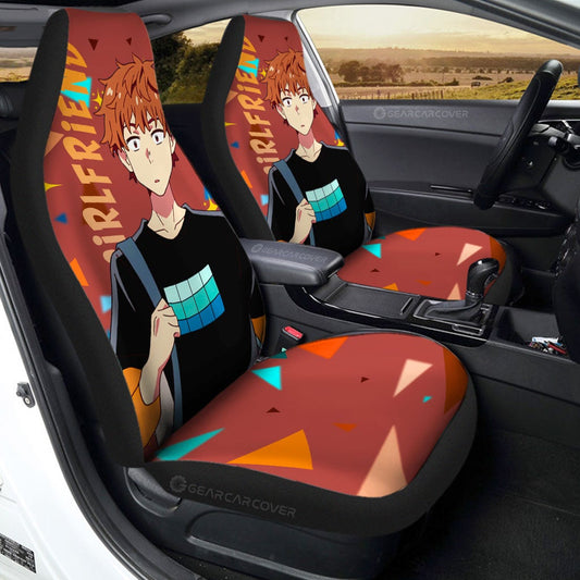 Kazuya Kinoshita Car Seat Covers Custom Rent A Girlfriend Car Accessories - Gearcarcover - 1