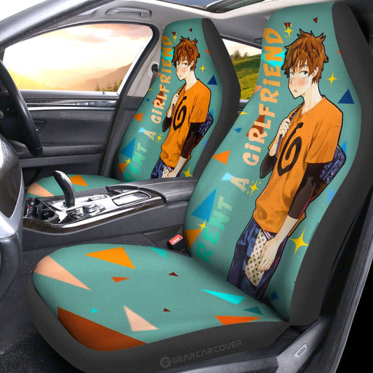 Kazuya Kinoshita Car Seat Covers Custom Rent A Girlfriend Car Accessoriess - Gearcarcover - 2