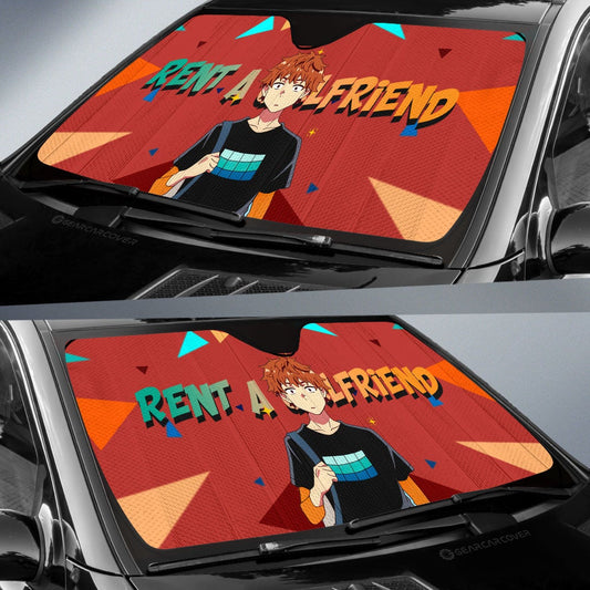 Kazuya Kinoshita Car Sunshade Custom Rent A Girlfriend Car Accessories - Gearcarcover - 2