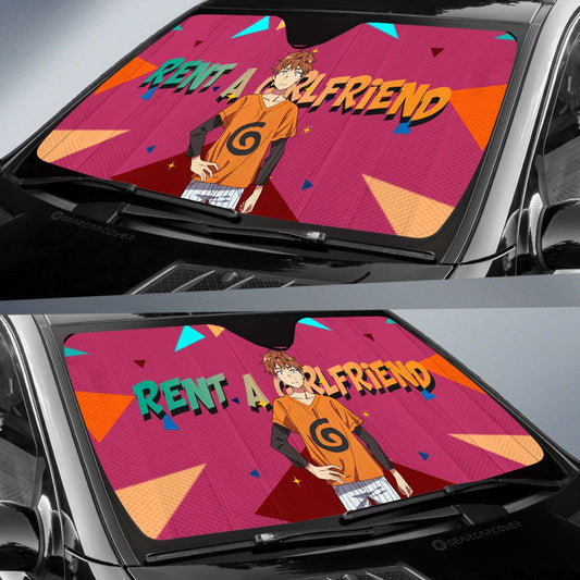 Kazuya Kinoshita Car Sunshade Custom Rent A Girlfriend Car Accessories - Gearcarcover - 2