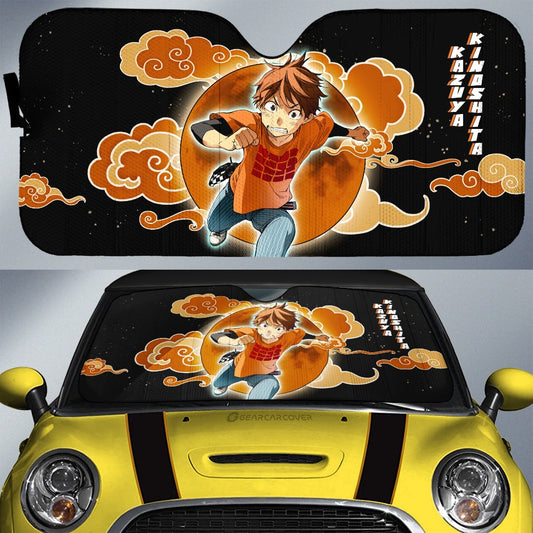 Kazuya Kinoshita Car Sunshade Custom Rent A Girlfriend Car Accessories - Gearcarcover - 1