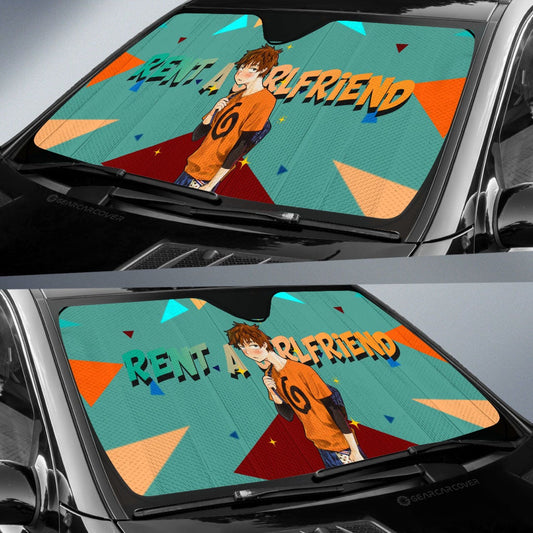 Kazuya Kinoshita Car Sunshade Custom Rent A Girlfriend Car Accessoriess - Gearcarcover - 2