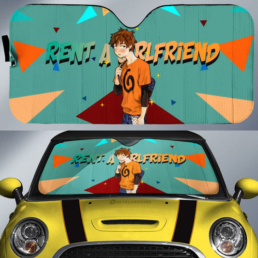 Kazuya Kinoshita Car Sunshade Custom Rent A Girlfriend Car Accessoriess - Gearcarcover - 1