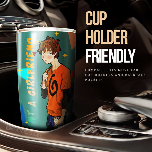 Kazuya Kinoshita Tumbler Cup Custom Rent A Girlfriend Car Accessoriess - Gearcarcover - 2