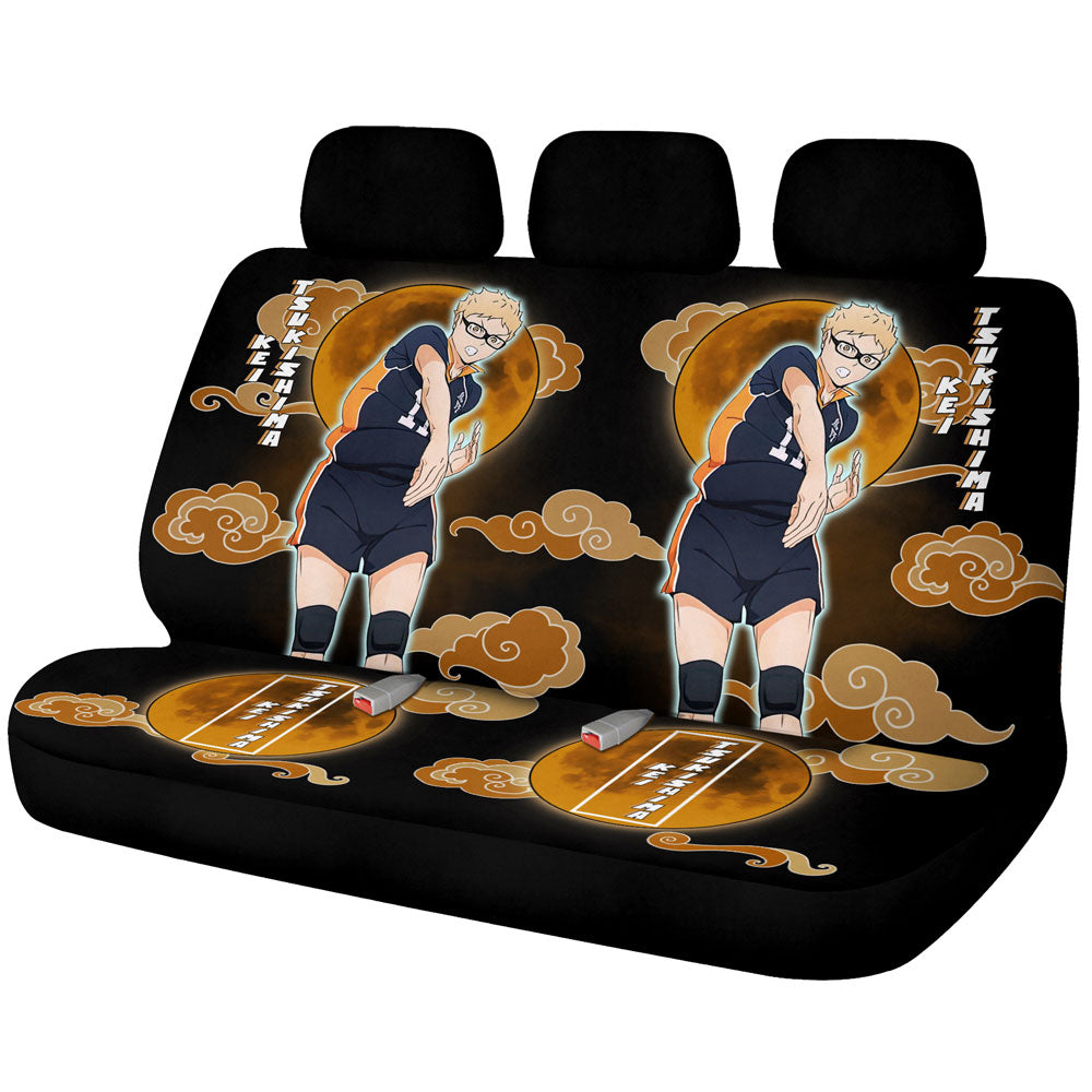 Kei Tsukishima Car Back Seat Covers Custom Car Accessories - Gearcarcover - 1