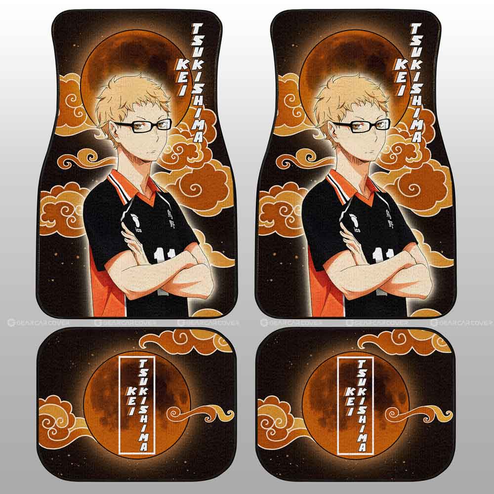 Kei Tsukishima Car Floor Mats Custom For Fans - Gearcarcover - 2