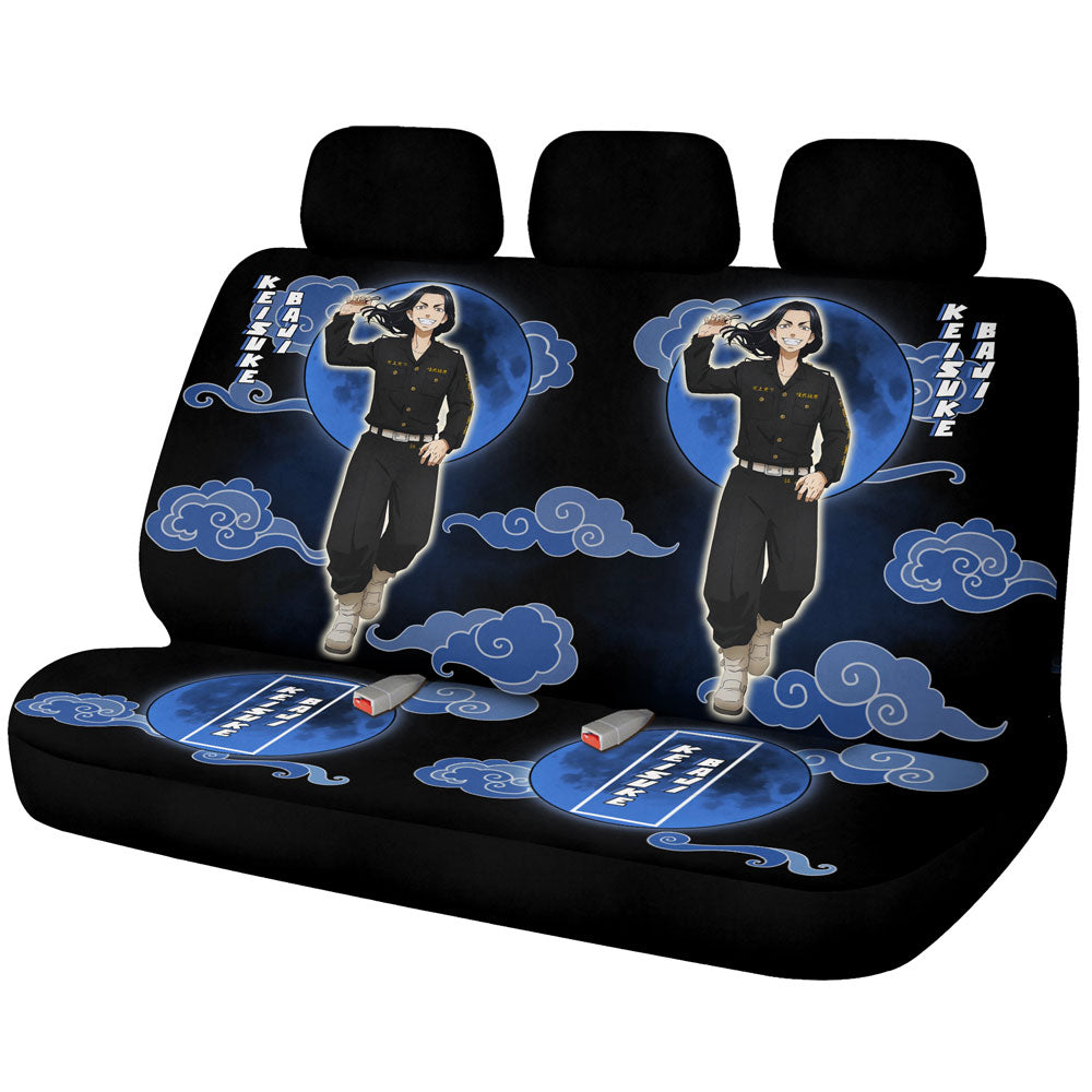 Keisuke Baji Car Back Seat Covers Custom Car Accessories - Gearcarcover - 1