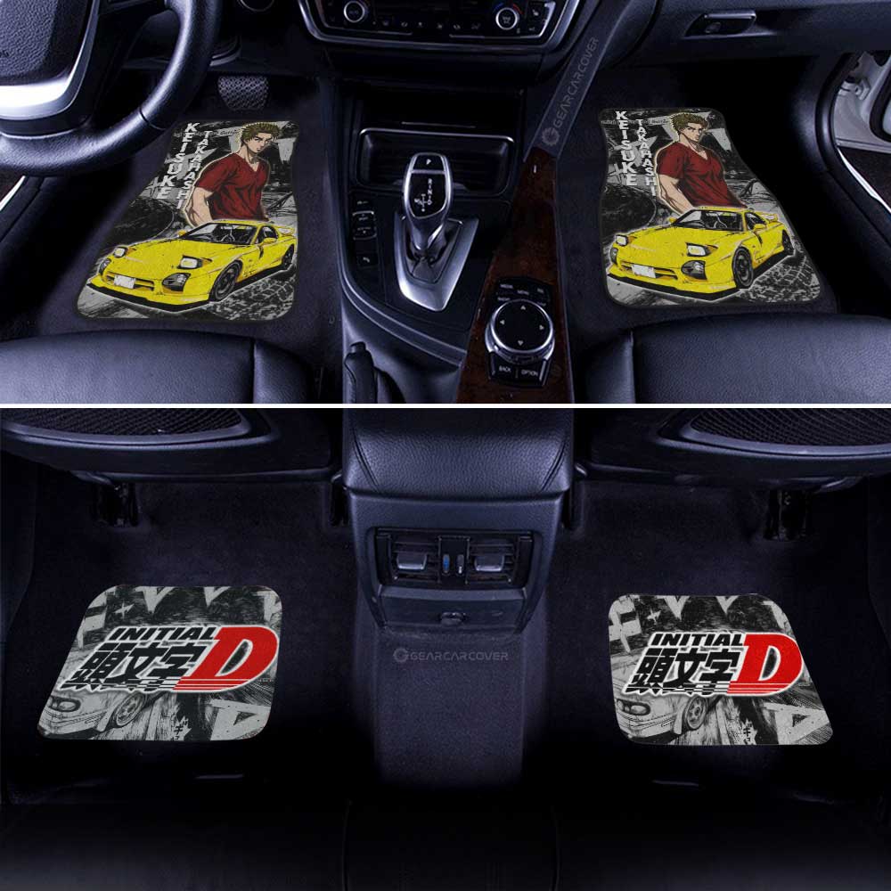 Keisuke Takahashi Car Floor Mats Custom Car Accessories - Gearcarcover - 3