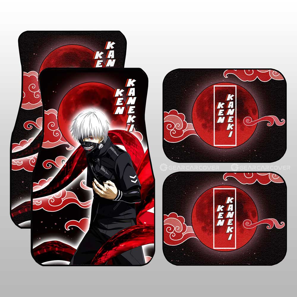 Ken Kaneki Car Floor Mats Custom Gifts For Fans - Gearcarcover - 1