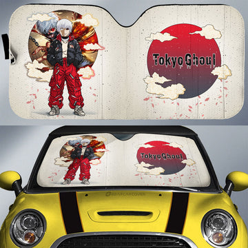 Ken Kaneki Car Sunshade Anime Collection - Gearcarcover - 1
