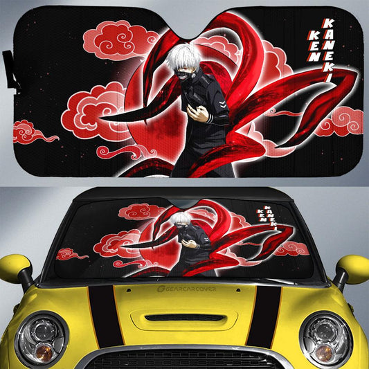 Ken Kaneki Car Sunshade Custom Gifts For Fans - Gearcarcover - 1