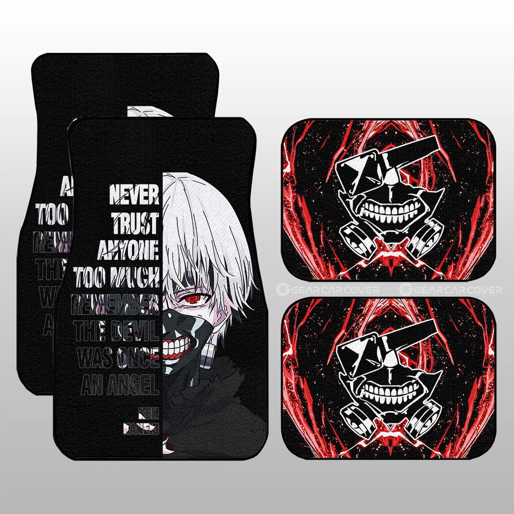 Ken Kaneki Quotes Car Floor Mats Custom Car Accessories - Gearcarcover - 1