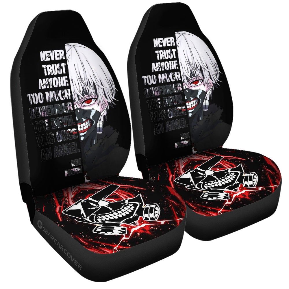 Ken Kaneki Quotes Car Seat Covers Custom Car Accessories - Gearcarcover - 3