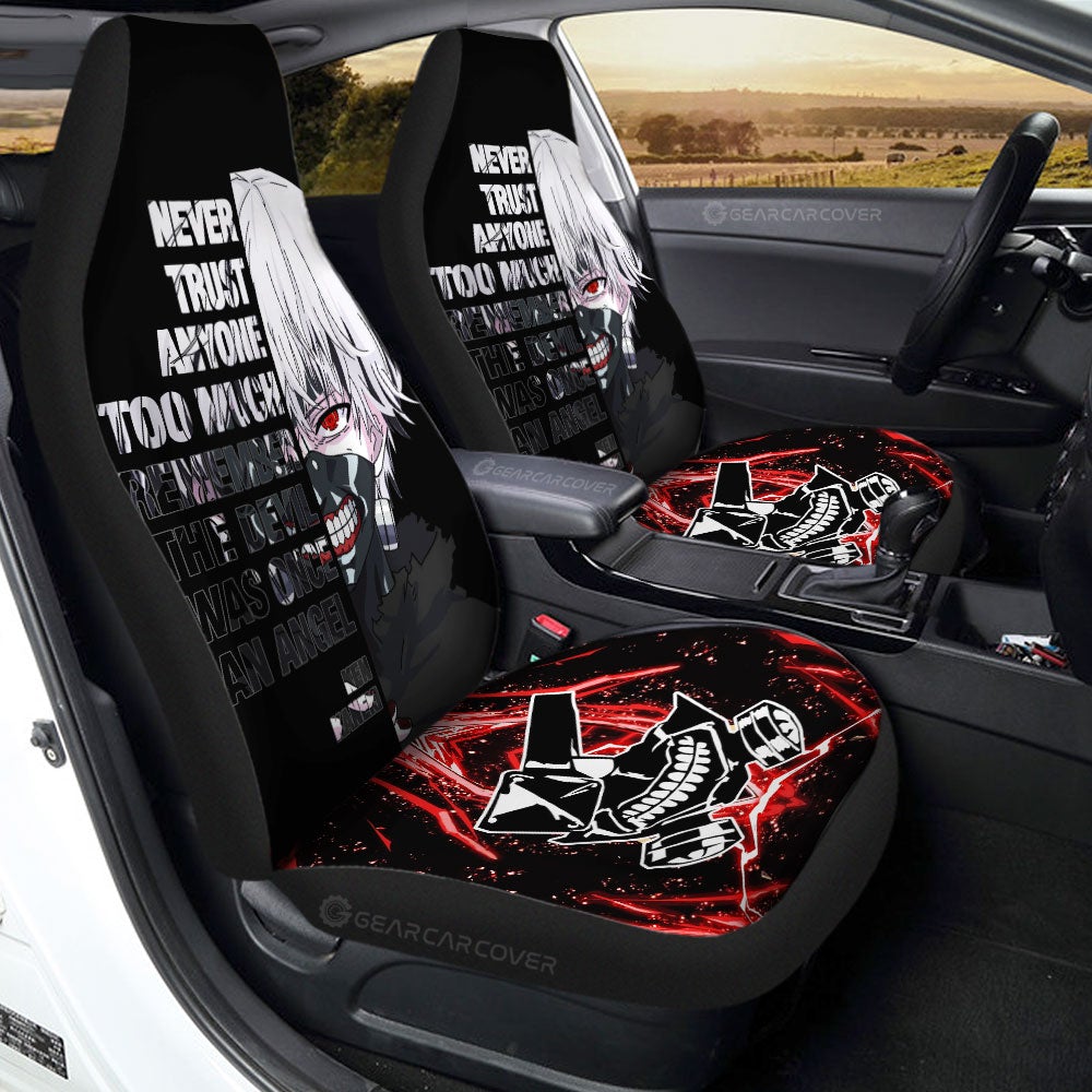 Ken Kaneki Quotes Car Seat Covers Custom Car Accessories - Gearcarcover - 1