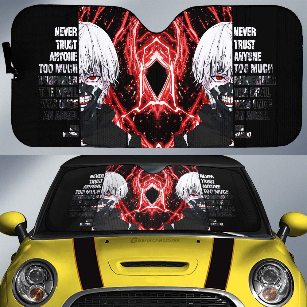 Ken Kaneki Quotes Car Sunshade Custom Car Accessories - Gearcarcover - 1