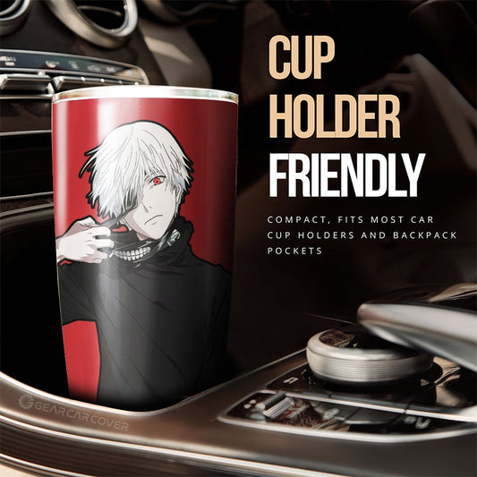 Ken Kaneki Tumbler Cup Custom Main Car Accessories - Gearcarcover - 2