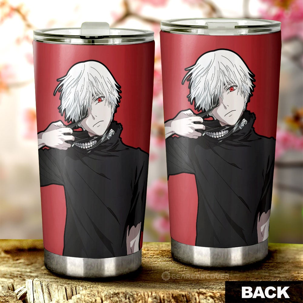 Ken Kaneki Tumbler Cup Custom Main Car Accessories - Gearcarcover - 3