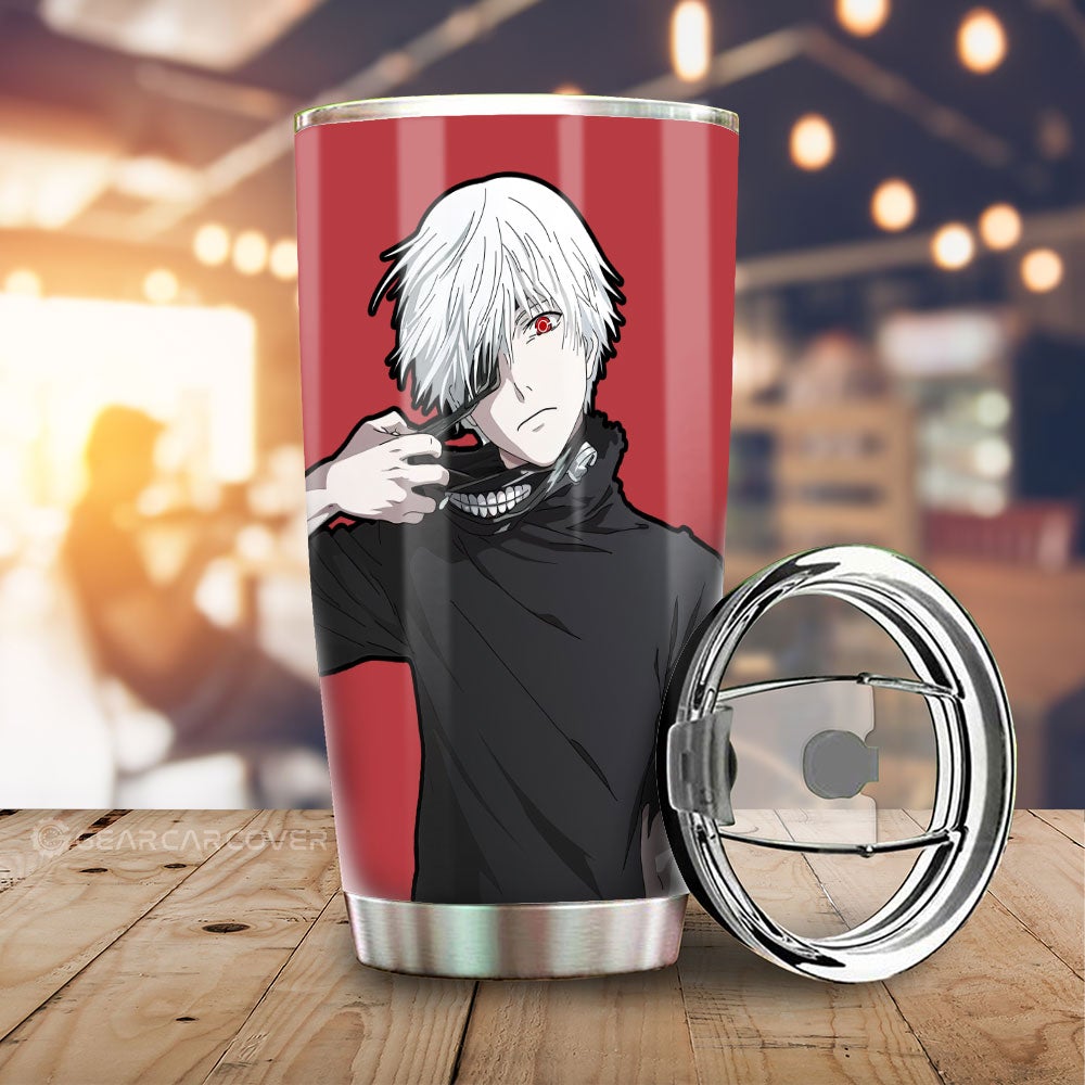 Ken Kaneki Tumbler Cup Custom Main Car Accessories - Gearcarcover - 1