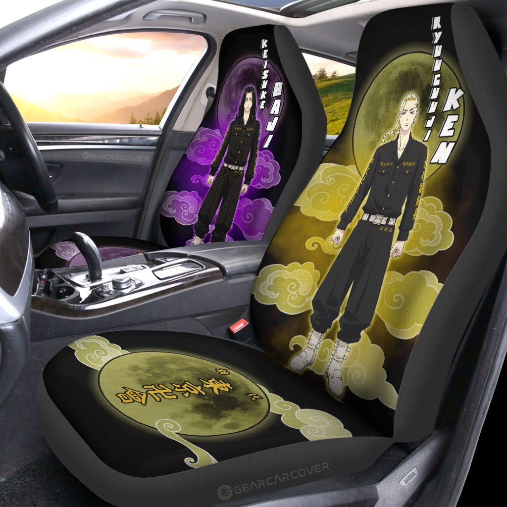 Ken Ryuguji And Keisuke Baji Car Seat Covers Custom Car Accessories - Gearcarcover - 2