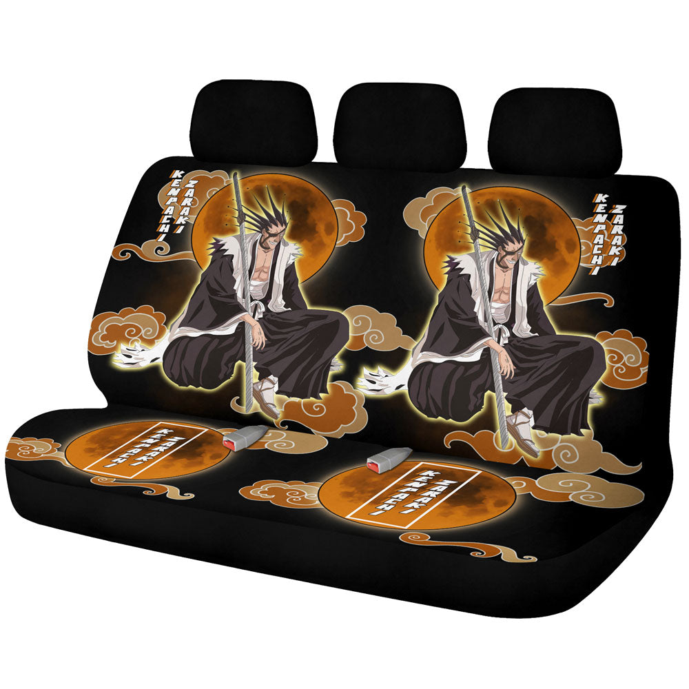 Kenpachi Zaraki Car Back Seat Covers Custom Bleach Car Accessories - Gearcarcover - 1