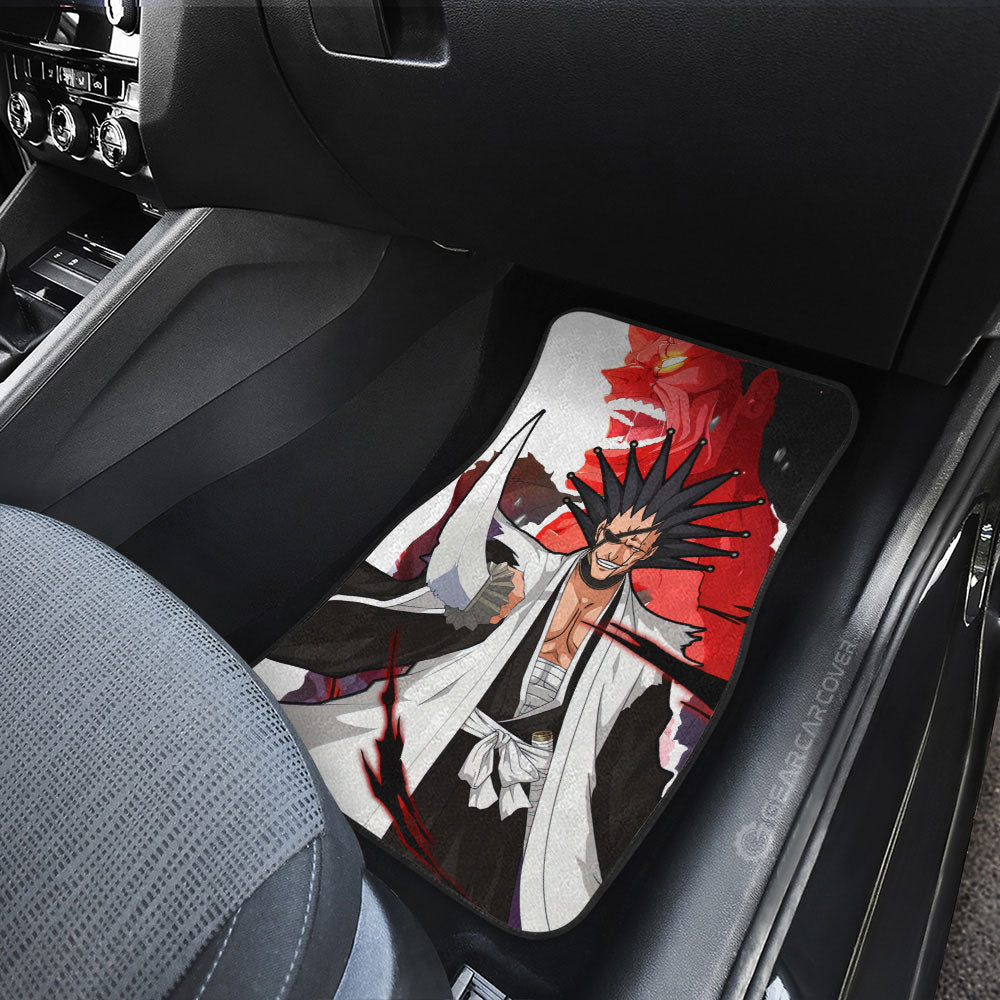 Kenpachi Zaraki Car Floor Mats Custom Bleach - Gearcarcover - 3