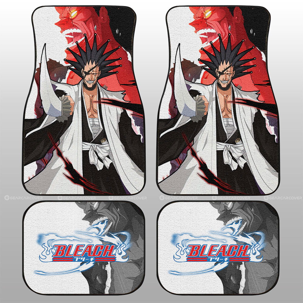 Kenpachi Zaraki Car Floor Mats Custom Bleach - Gearcarcover - 1