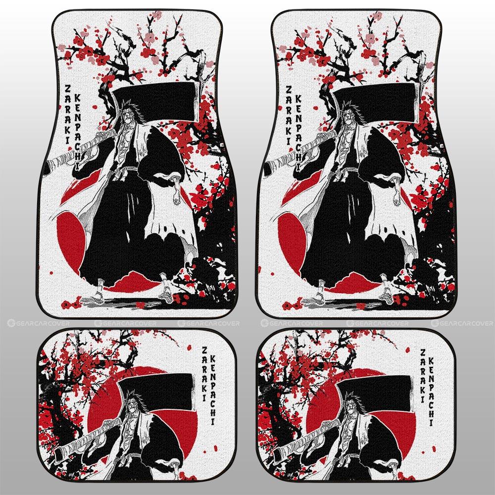 Kenpachi Zaraki Car Floor Mats Custom Japan Style Bleach Car Interior Accessories - Gearcarcover - 2