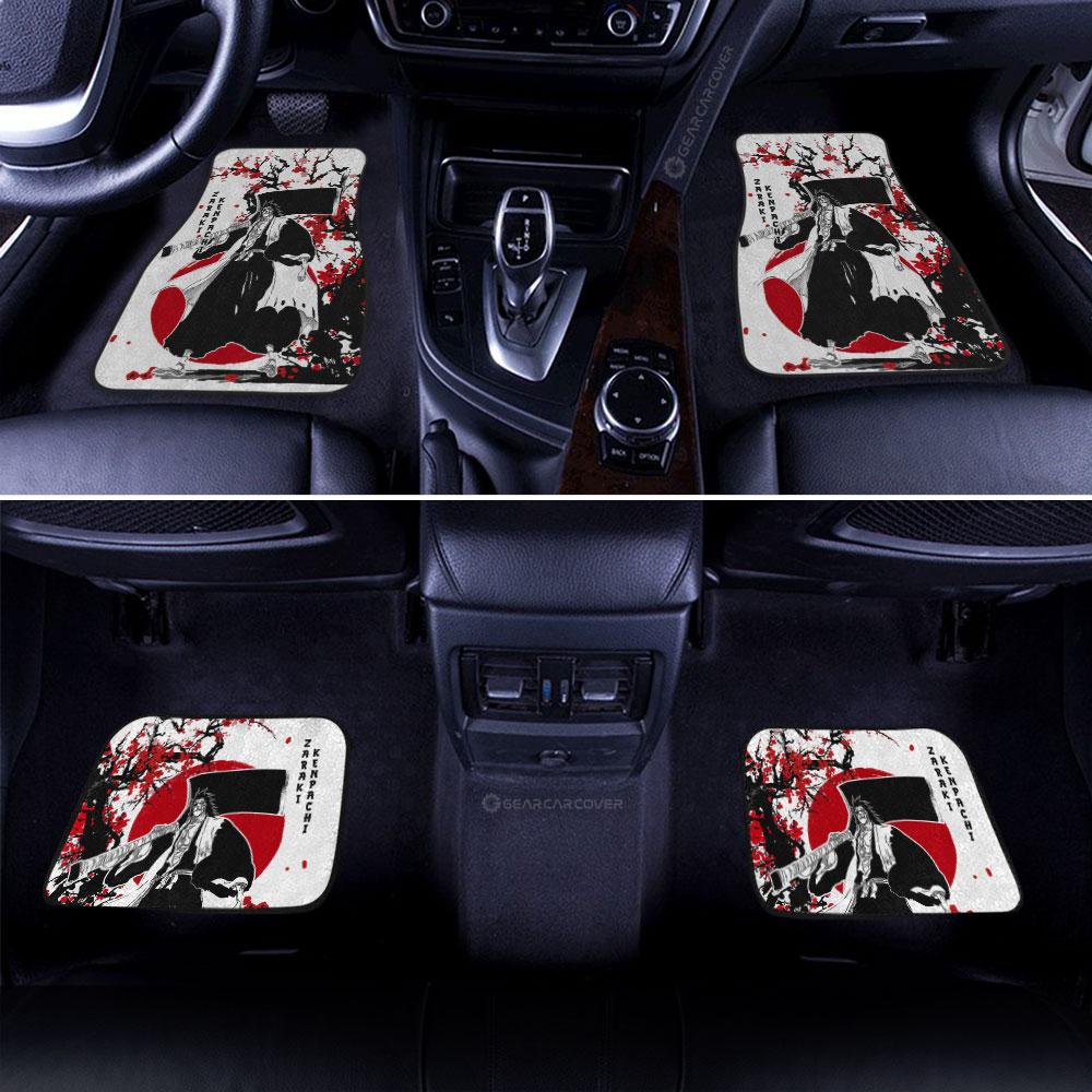 Kenpachi Zaraki Car Floor Mats Custom Japan Style Bleach Car Interior Accessories - Gearcarcover - 3