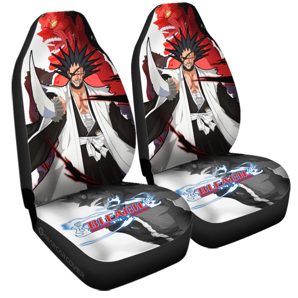 Kenpachi Zaraki Car Seat Covers Custom Bleach - Gearcarcover - 3