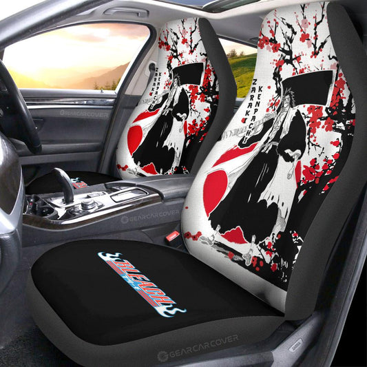 Kenpachi Zaraki Car Seat Covers Custom Japan Style Bleach Car Interior Accessories - Gearcarcover - 2