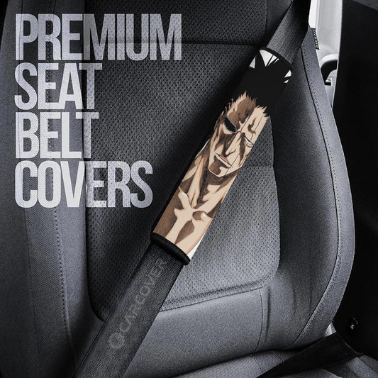 Kenpachi Zaraki Seat Belt Covers Custom Bleach Car Accessories - Gearcarcover - 2
