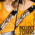 Kenpachi Zaraki Seat Belt Covers Custom Bleach Car Accessories - Gearcarcover - 3
