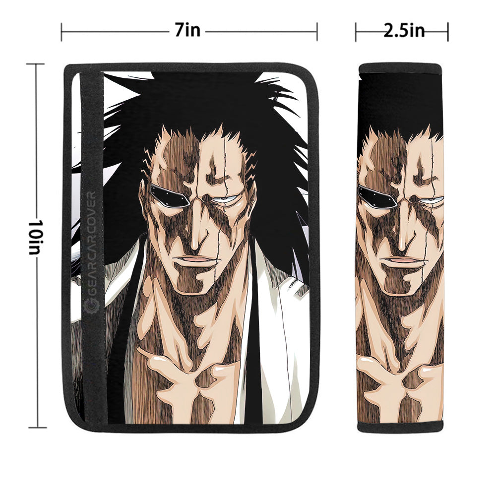 Kenpachi Zaraki Seat Belt Covers Custom Bleach Car Accessories - Gearcarcover - 1