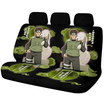 Kiba Inuzuka Car Back Seat Covers Custom Anime - Gearcarcover - 1