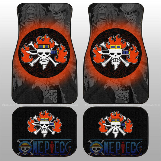 Kid Pirates Flag Car Floor Mats Custom Car Accessories - Gearcarcover - 2