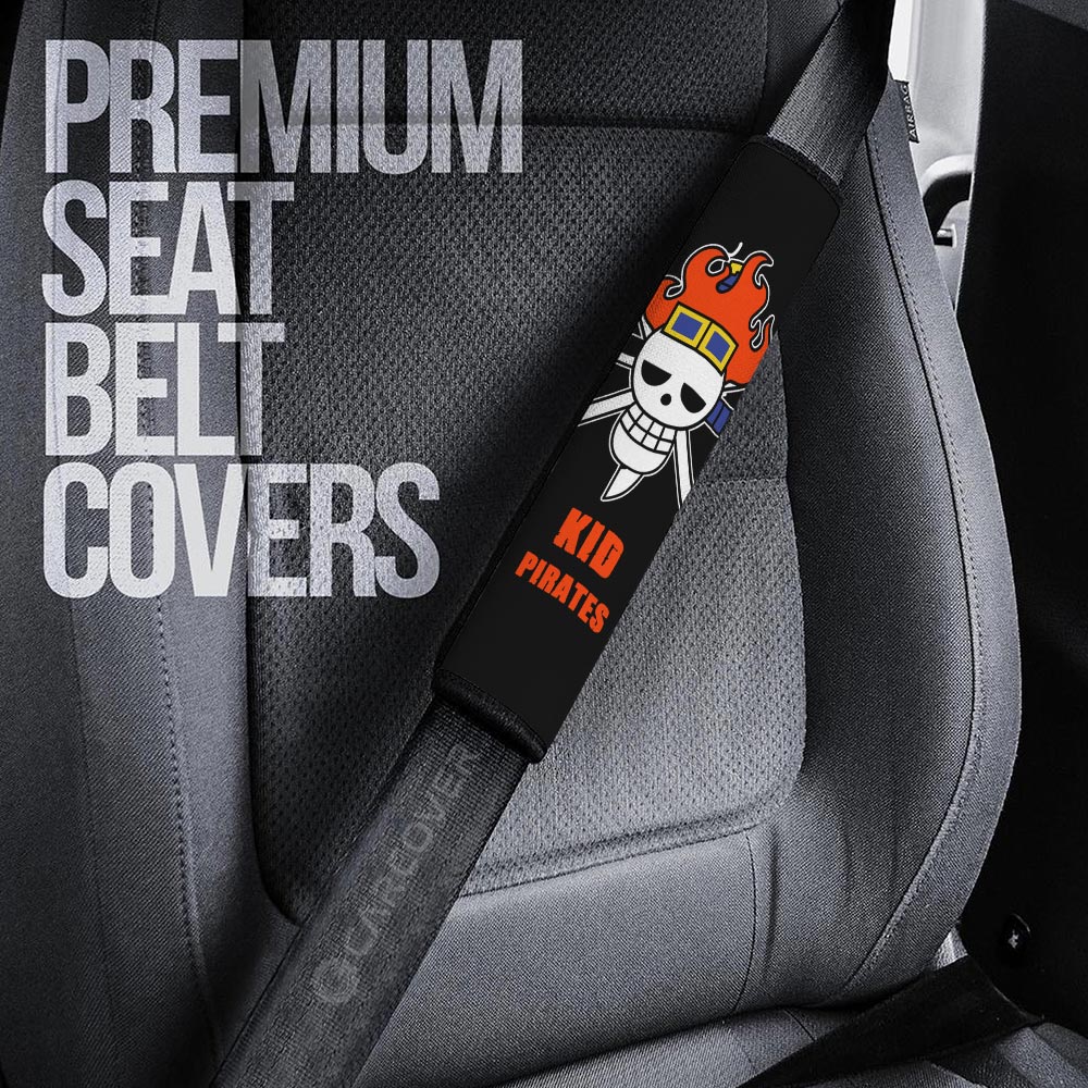 Kid Pirates Flag Seat Belt Covers Custom Car Accessories - Gearcarcover - 3