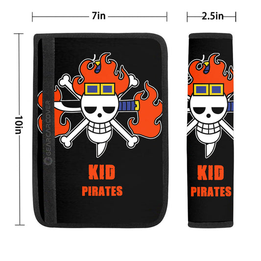 Kid Pirates Flag Seat Belt Covers Custom Car Accessories - Gearcarcover - 1