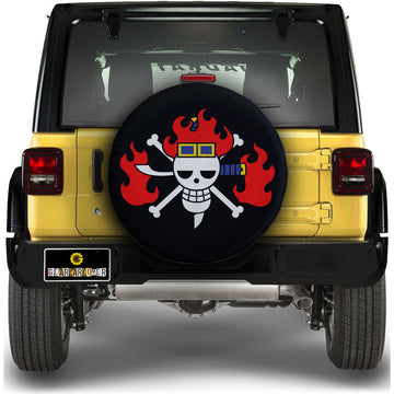 Kid Pirates Flag Spare Tire Covers Custom Car Accessories - Gearcarcover - 1