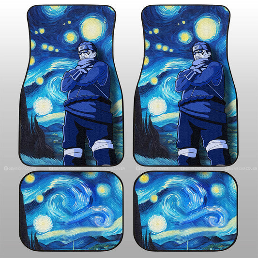 Killer Bee Car Floor Mats Custom Starry Night Styles - Gearcarcover - 1