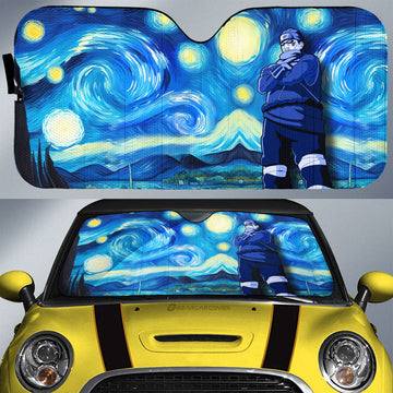 Killer Bee Car Sunshade Custom Starry Night Styles - Gearcarcover - 1